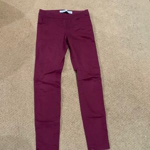 Maroon Jeggings